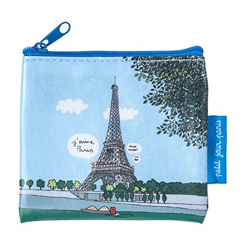 Barbapapa Paris Münzbörse, 11 cm, Blau (Blue) von Petit Jour Paris