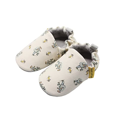 Petit Jour Paris Unisex Baby Ernest und Celestine Krippenschuh, Grau, 3 6 Monate von Petit Jour Paris