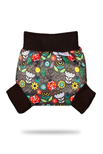 Petit Lulu Pull Up PUL Überhose Größe XL (13kg +) / wasserdicht Schlupfüberhose für Höschenwindeln/Stoffwindeln/Hergestellt in der EU (Ladybugs Fair) von Petit Lulu