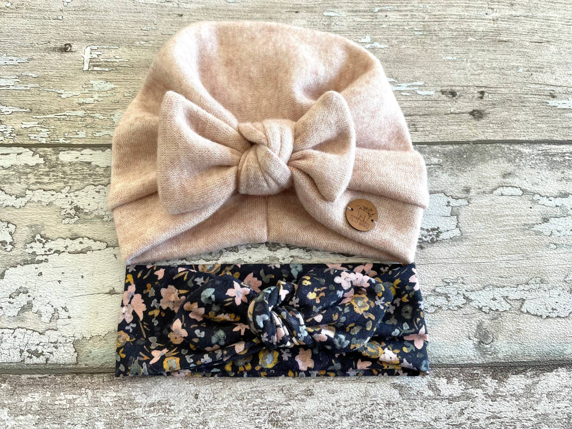 Blush Rosa Winter Turban Mütze Mit Schleife, Baby Mädchen Turban, Mütze, Schleife Hut, Warme Für Kinder von PetitBabu