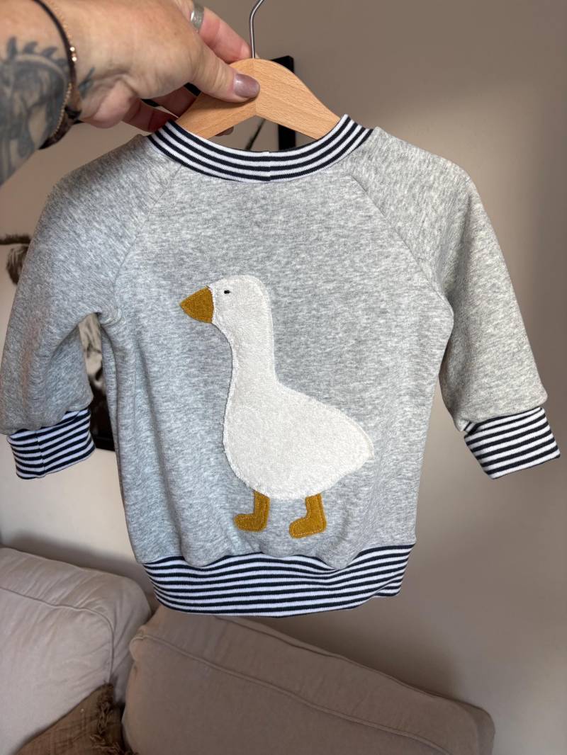 Pullover Gans/ Handmade Pullover/ Unisex/ Gedchenk Kinder/Unisex von PetitNain