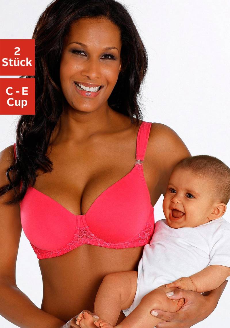 petite fleur Still-BH, 2 Stücker Packung, mit Bügel und breiten Komfortträgern von Petite Fleur