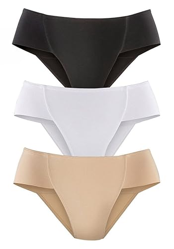 PETITE FLEUR Damen Formslip im 3er-Pack, Power-Netz mit Bauchweg-Effekt von PETITE FLEUR