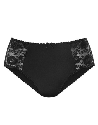 Petite Fleur Hüftslip (3 Stück) Hüftslip (3 Stück) schwarz 44/46 von PETITE FLEUR