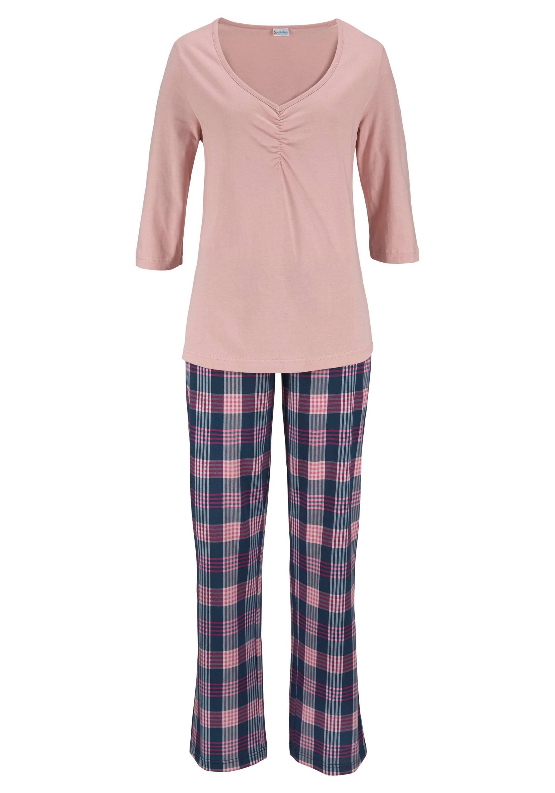petite fleur Pyjama, (2 tlg., 1 Stück), mit Karo Muster von Petite Fleur