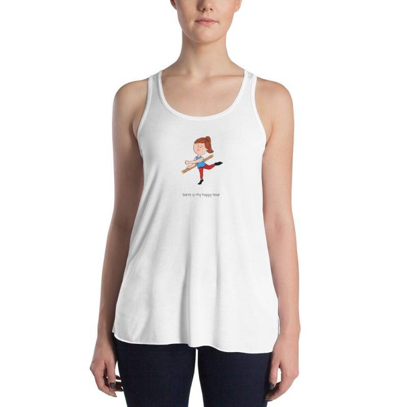 Barre Tank Top, Ist Meine Glückliche Stunde, Frauen Muskel-T, Fitness Süßes Geschenk von PetiteAllegra