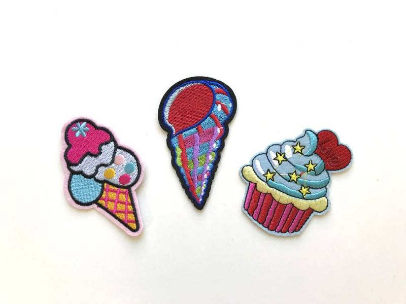 3 Verschiedene Bügelbilder Zum Aufbügeln, Aufnäher Aufnähen | Patch 1 von PetiteCocoCrafts