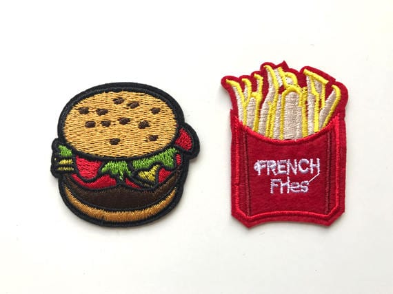 Süße Gestickte Aufnäher Zum Aufbügeln Oder Annähen Auf Das T-Shirt, Die Lunchbox Tasche Ihres Kindes von PetiteCocoCrafts