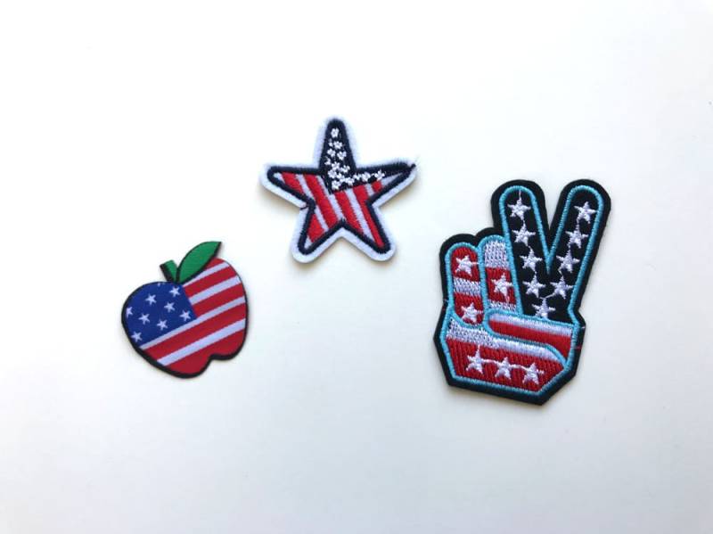 Unabhängigkeitstag Applikation, Patch Zum Aufnähen | Pat 1 Unabhängigkeitstag Applikation, Patch Zum Aufnähen | Pat 1 von PetiteCocoCrafts