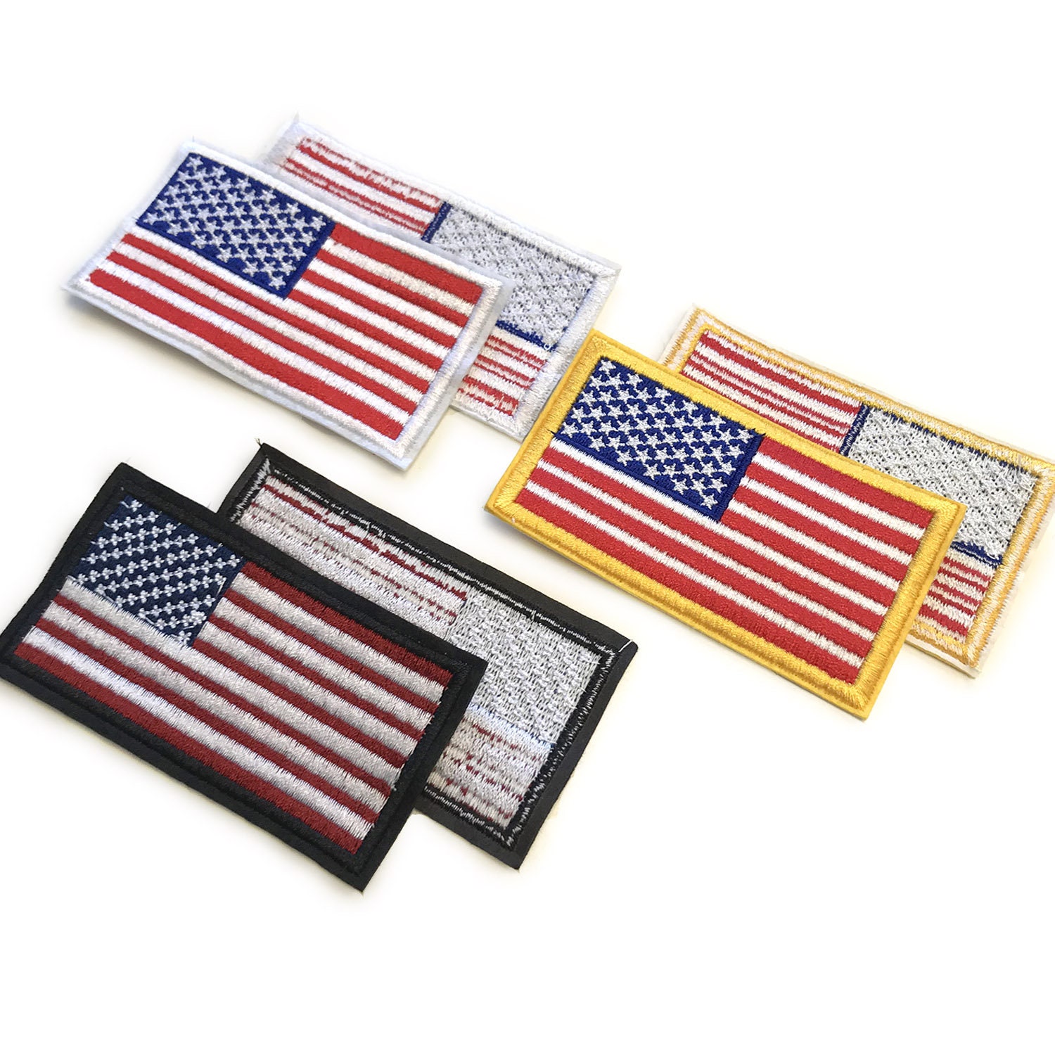 Us Flagge Patches Gestickte Applikation, Aufnäher | Patch 2 Verkauf Pro Stück von PetiteCocoCrafts