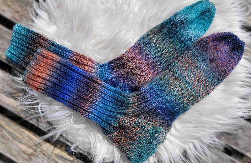 Wollsocken, Socken, Wandersocken Größe 39/40 Wollsocken, Socken, Wandersocken Größe 39/40 von PetiteFraiseDesign