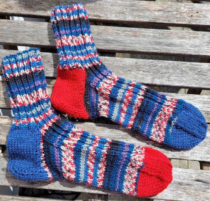 Wollsocken, Socken, Wandersocken Größe 41/43 von PetiteFraiseDesign