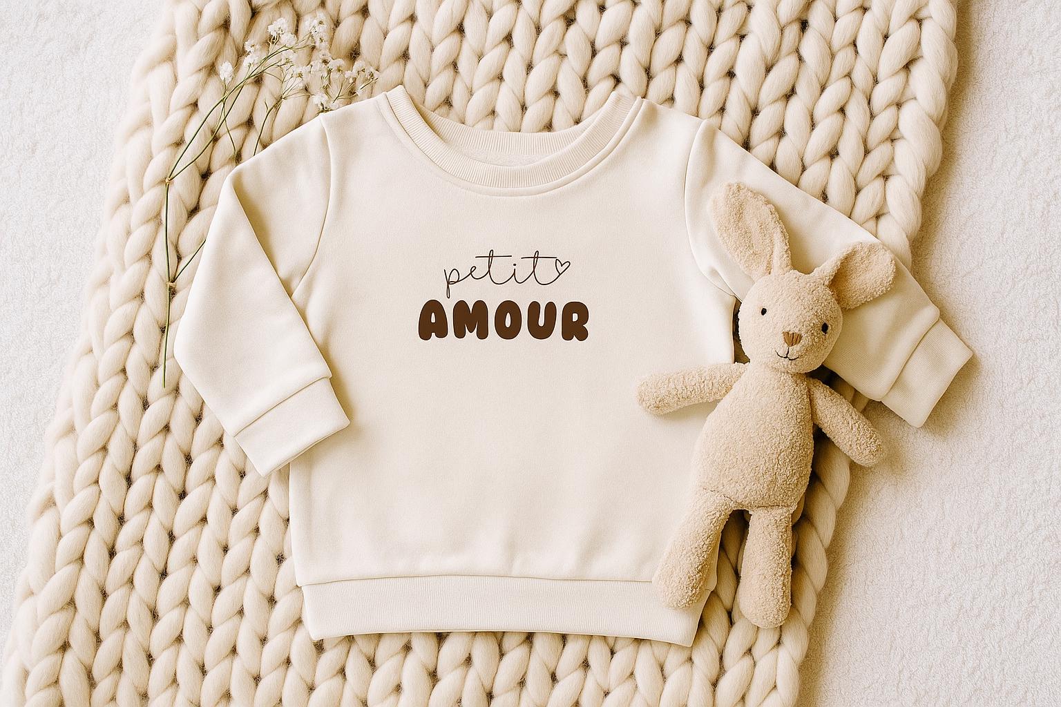 Pullover Petit Amour | Baumwolle Aus Kontrolliertem Anbau | Zertifizierung Im Prozess von PetitePhrase