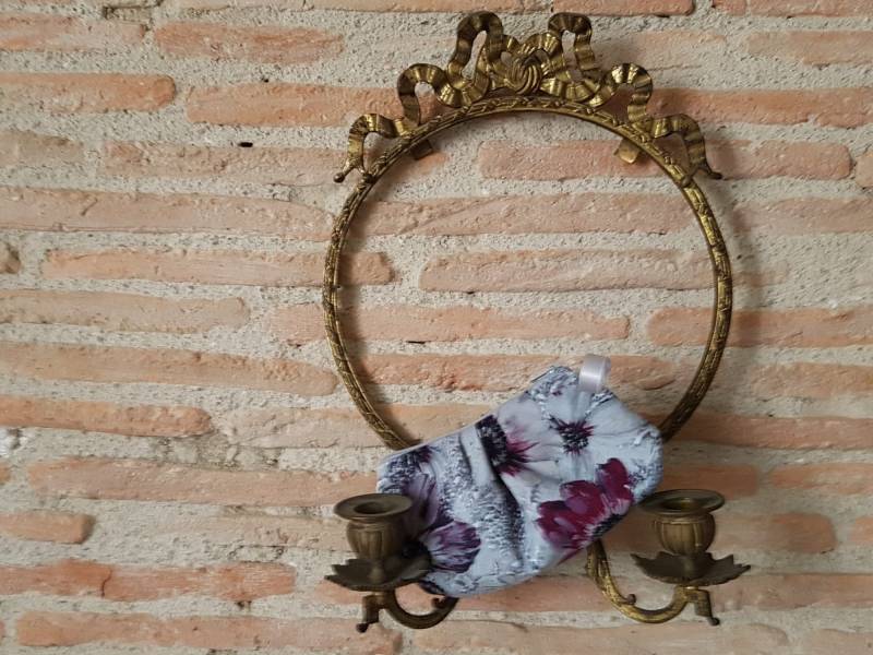 Clutch, Flache Abend-Clutch, Samt-Clutch, Make-Up-Set, Kulturbeutel, Stoff Mit Blumenmuster Clutch, Flache Abend-Clutch, Samt-Clutch, Make-Up-Set, Kulturbeutel, Stoff Mit Blumenmuster von PetiteReine