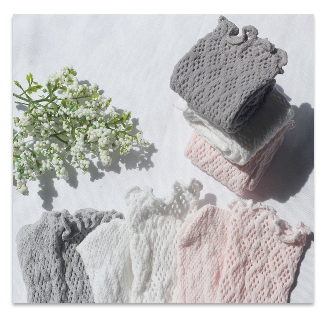 Waffle Lace Socken von PetitejuLiaBoutique