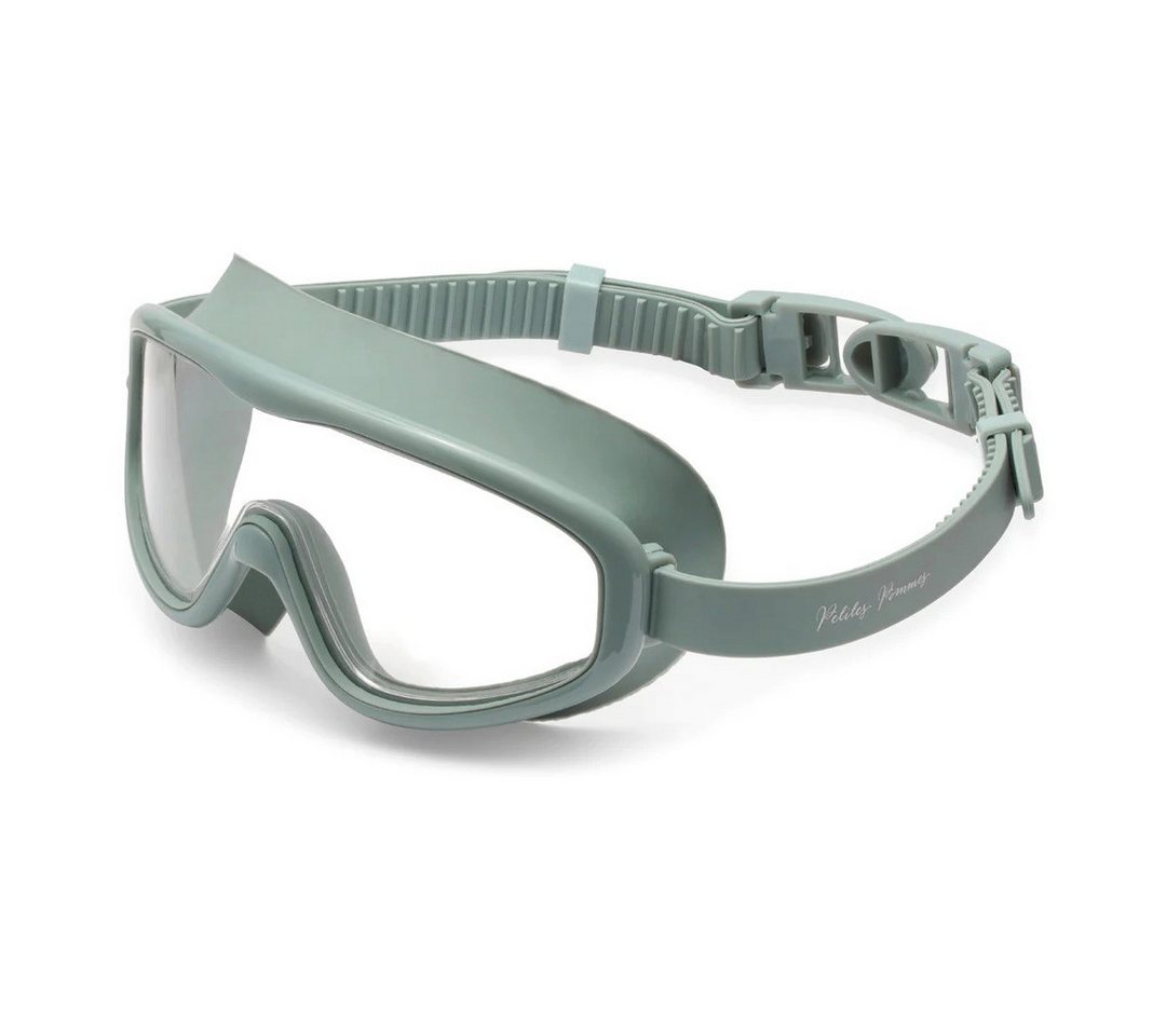 Petites Pommes Schwimmbrille HANS für Kinder von 3-8 Jahren Calile graugrün, 15x7x6 cm von Petites Pommes
