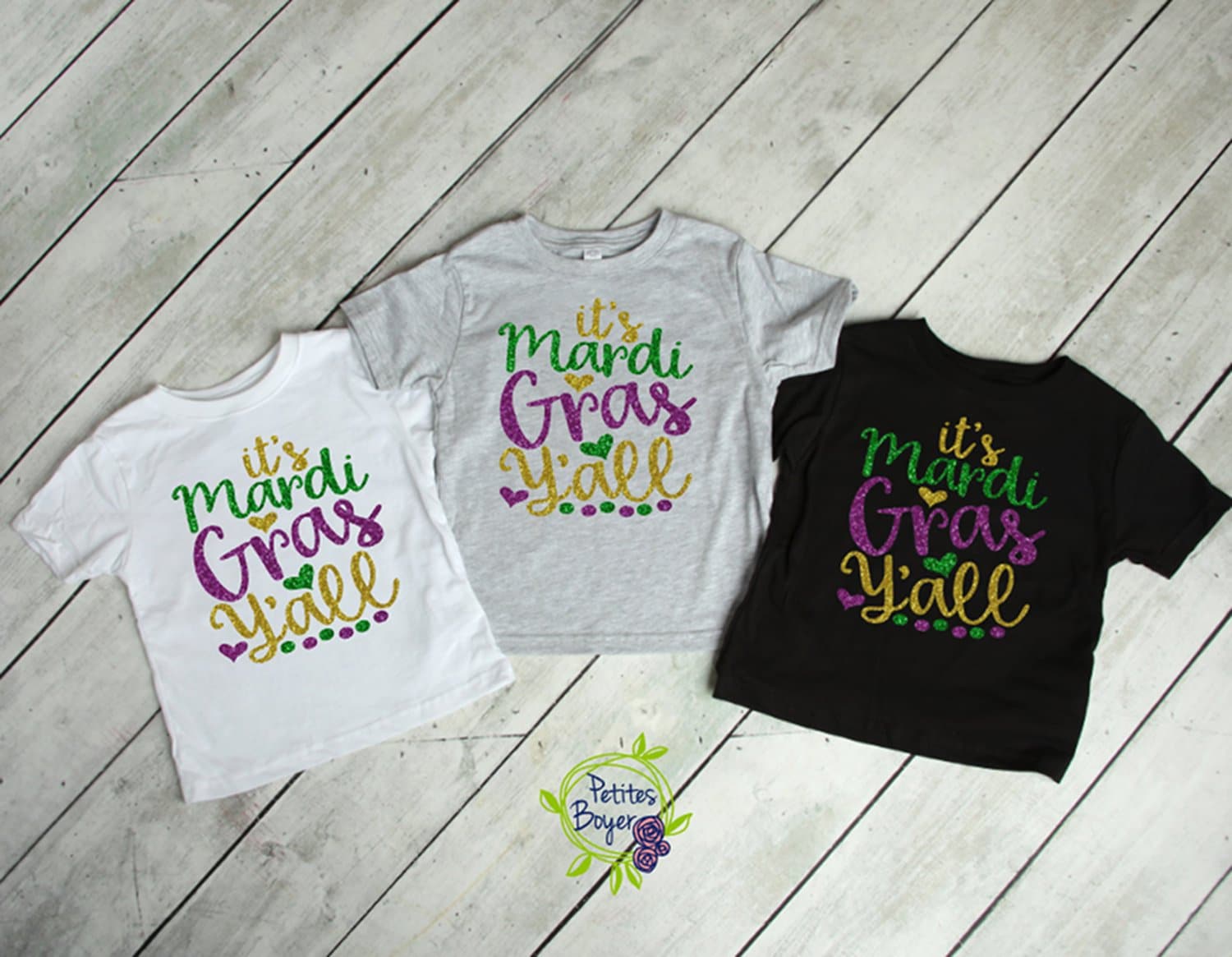 Kinder Mardi Gras Shirt - Es Ist Y'all Kleinkind/Jugend Glitter Heat Transfer Vinyl Zum Aufbügeln Lila Grün Gold Kinder Mardi Gras Shirt - Es Ist Y'all Kleinkind/Jugend Glitter Heat Transfer Vinyl Zum Aufbügeln Lila Grün Gold von PetitesBoyer