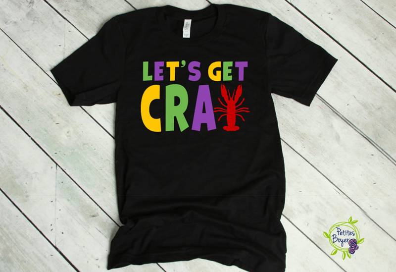 Lets Get Cray Mardi Gras Shirt - Erwachsene, Kinder, Frauen, Männer, Mädchen, Jungen, Baby, Kleinkind Lila Grün Gelb Gold Passend Langusten Crazy Lets Get Cray Mardi Gras Shirt - Erwachsene, Kinder, Frauen, Männer, Mädchen, Jungen, Baby, Kleinkind Lila Grün Gelb Gold Passend Langusten Crazy von PetitesBoyer