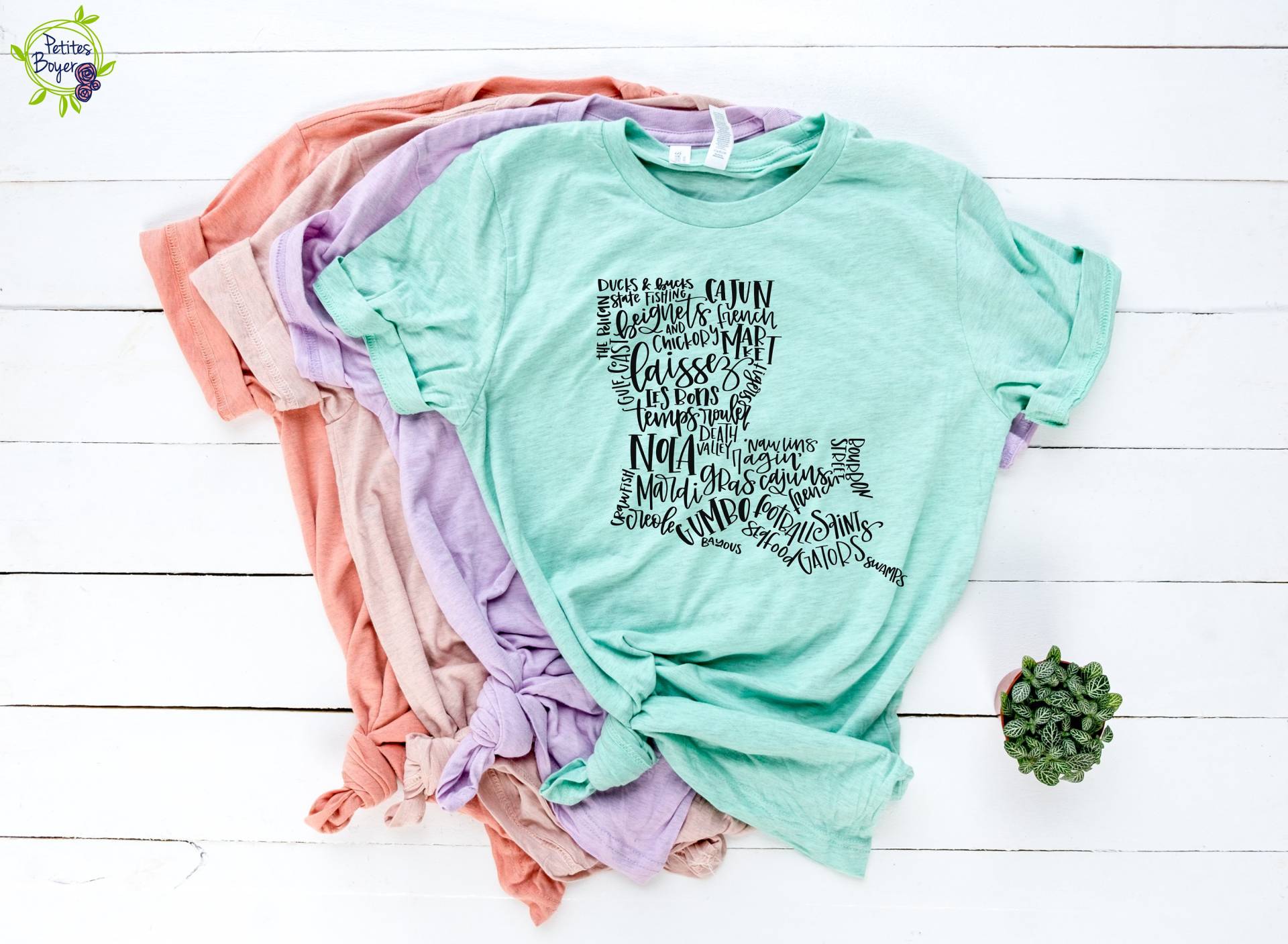 Louisiana Shirt - Sprüche Weiches Unisex T-Shirt Individuell Anpassbar Stolzer Cajun Petites Boyer Bella + Canvas von PetitesBoyer