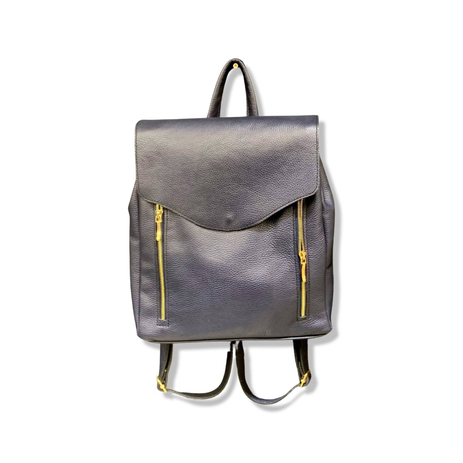 Leder Rucksack Marine Blau Handgemacht in London, Blauer Rucksack, Handgemachter Made London, Frauen von PetrescuFactory