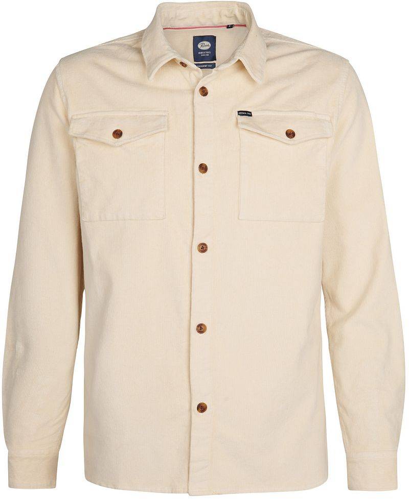 Petrol Hemd Cord Beige - Größe L von Petrol