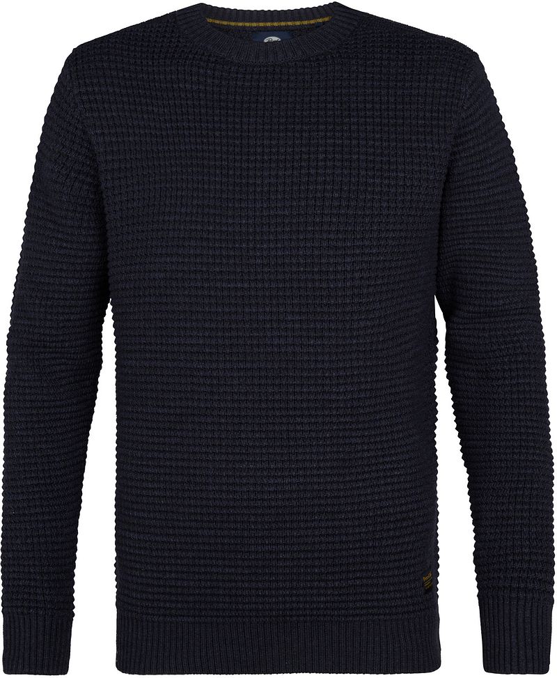 Petrol Pullover Toledo Structure Navy - Größe M von Petrol