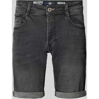 Petrol Regular Fit Jeansshorts im 5-Pocket-Design Modell 'BULLSEYE' in Black, Größe XXL von Petrol