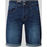 Petrol Regular Fit Jeansshorts im 5-Pocket-Design Modell 'BULLSEYE' in Jeansblau, Größe XXL von Petrol