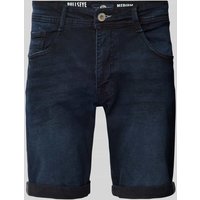 Petrol Regular Fit Jeansshorts im 5-Pocket-Design Modell 'BULLSEYE' in Dunkelblau, Größe M von Petrol