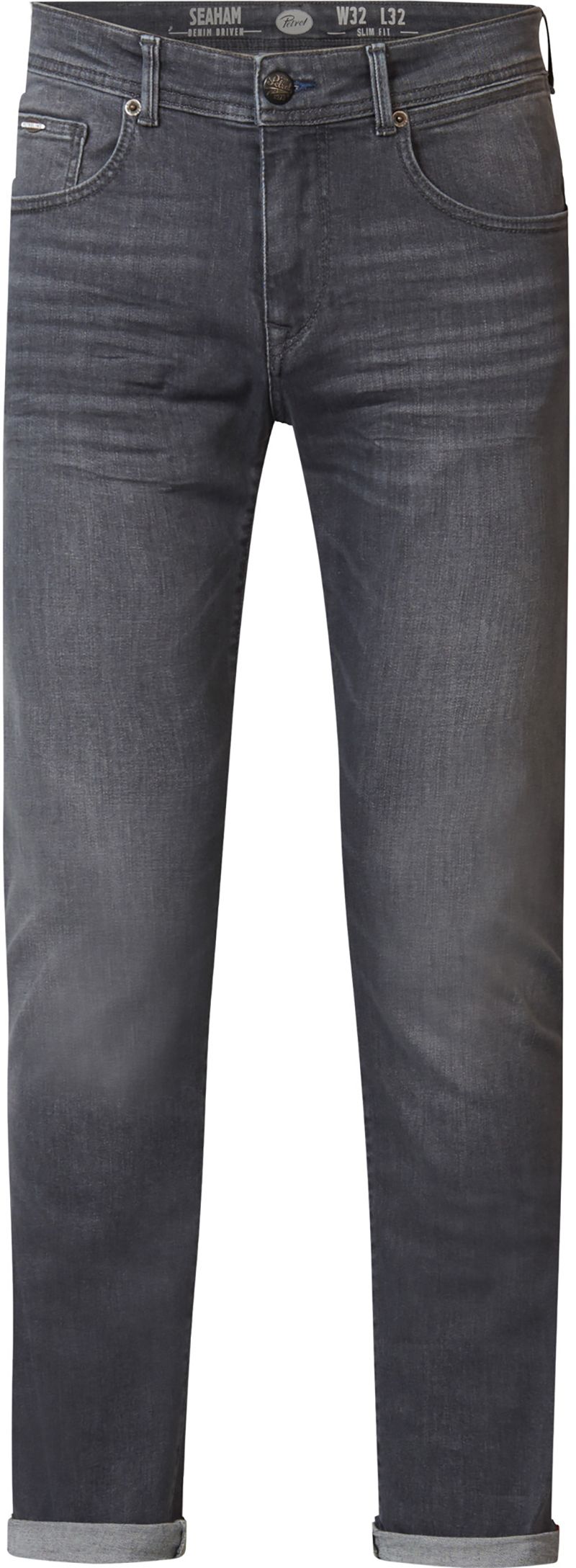 Petrol Seaham Jeans Anthrazit - Größe W 34 - L 34 von Petrol