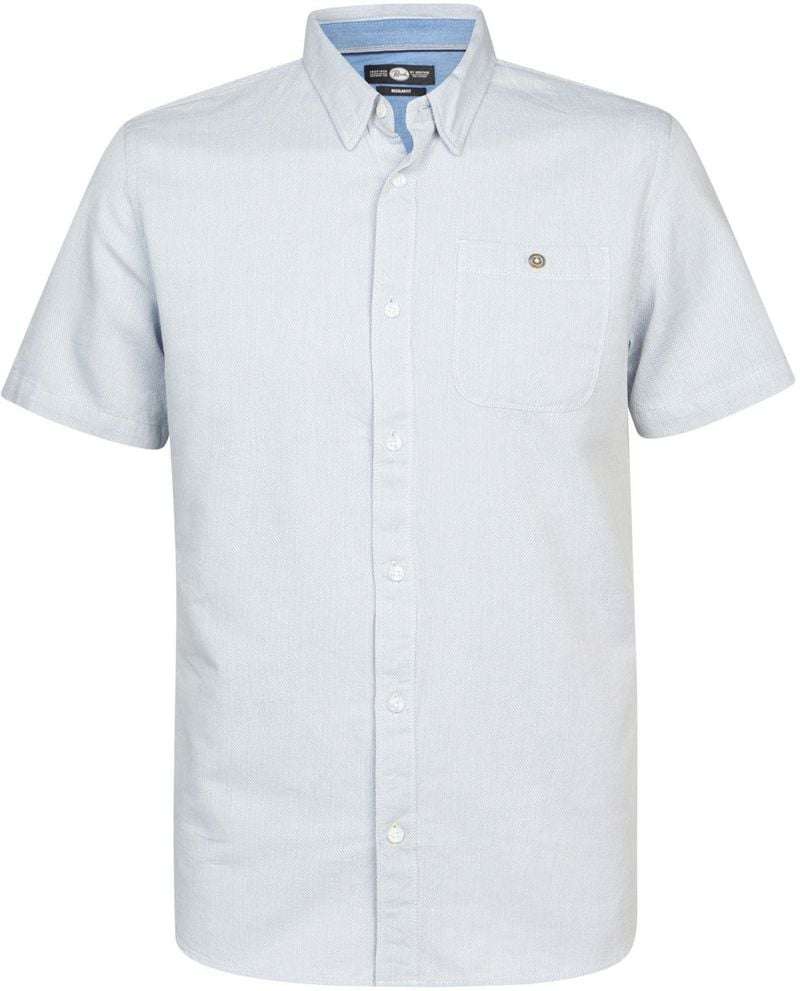 Petrol Short Sleeve Shirt Hellblau - Größe L von Petrol