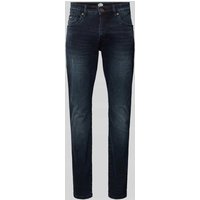 Petrol Slim Fit Jeans im 5-Pocket-Design in Black, Größe 32/32 von Petrol