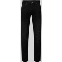 Petrol Slim Fit Jeans im 5-Pocket-Design in Black, Größe 33/32 von Petrol