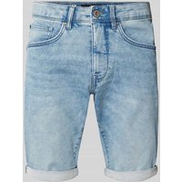 Petrol Slim Fit Jeansshorts im 5-Pocket-Design in Hellblau Melange, Größe XXL von Petrol