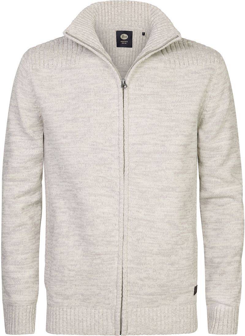 Petrol Strickjacke Elim Greige - Größe XXL von Petrol