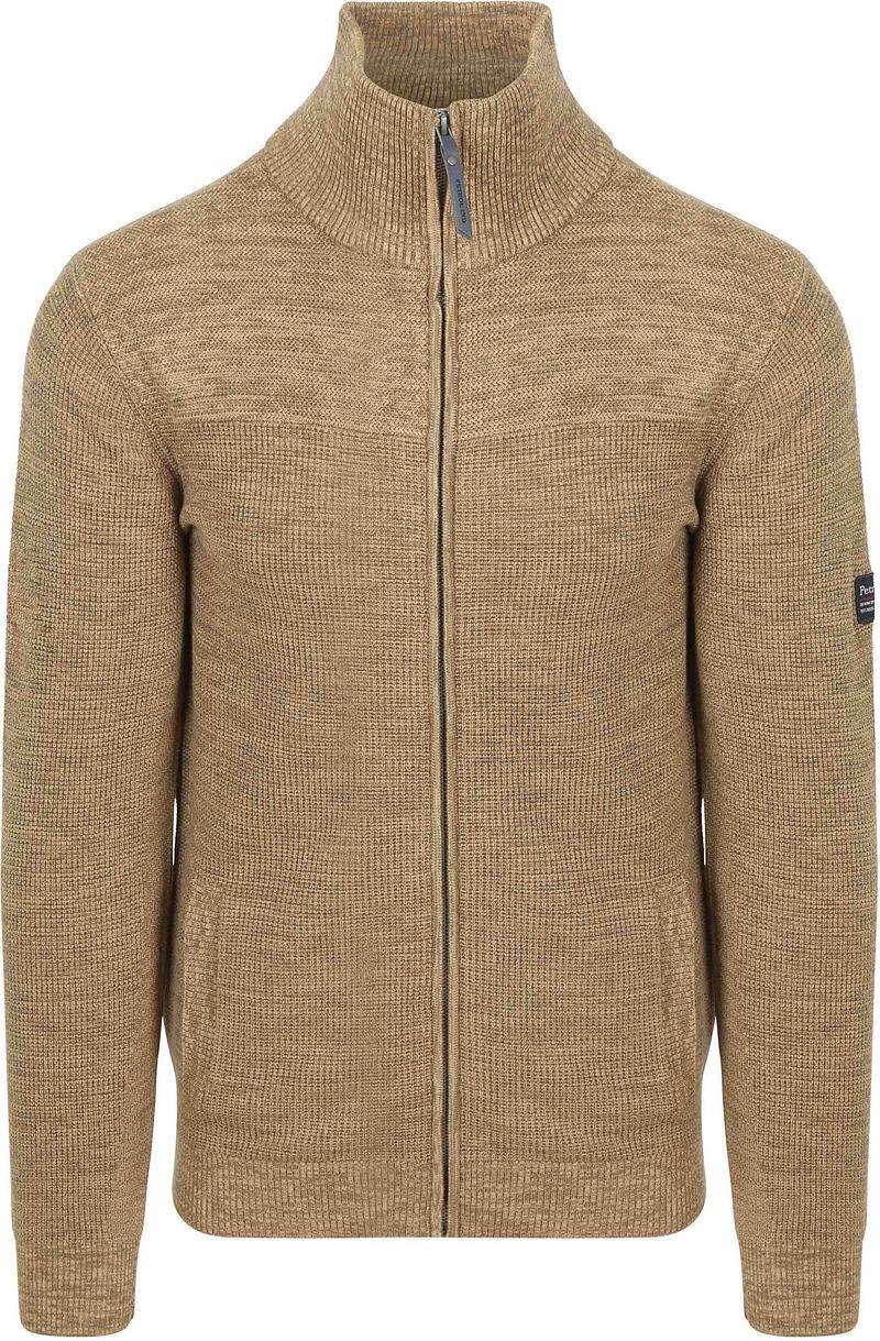 Petrol Strickjacke Maywood Braun - Größe M von Petrol