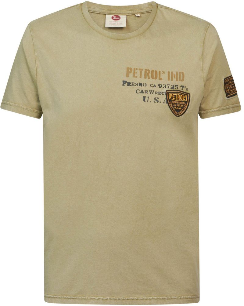 Petrol T Shirt Logo Kaki - Größe L von Petrol