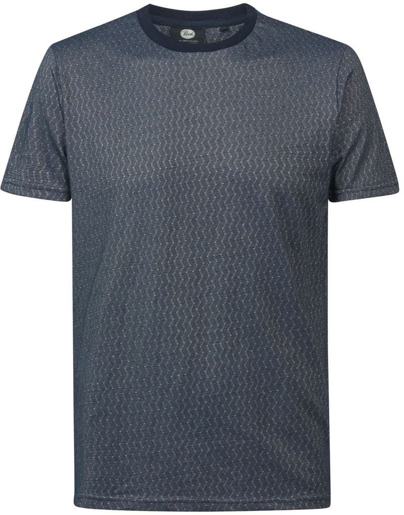 Petrol T Shirt Zickzack Navy - Größe M von Petrol