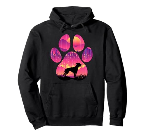 Amerikanische Bulldogge Paw Mom Dad Hundeliebhaber Damen Herren Pullover Hoodie von Pets American Bulldog Paw