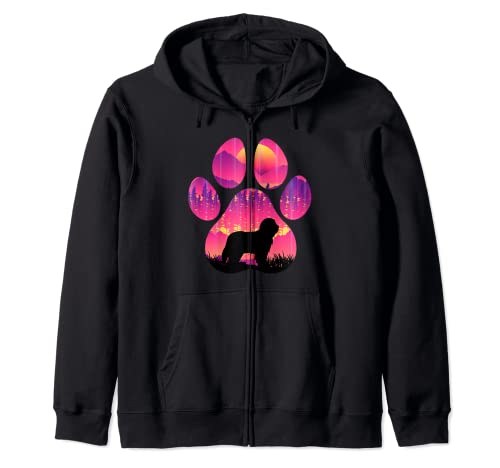 Bearded Collie Paw Mom Dad Hundeliebhaber Damen Herren Kapuzenjacke Bearded Collie Paw Mom Dad Hundeliebhaber Damen Herren Kapuzenjacke von Pets Bearded Collie Paw
