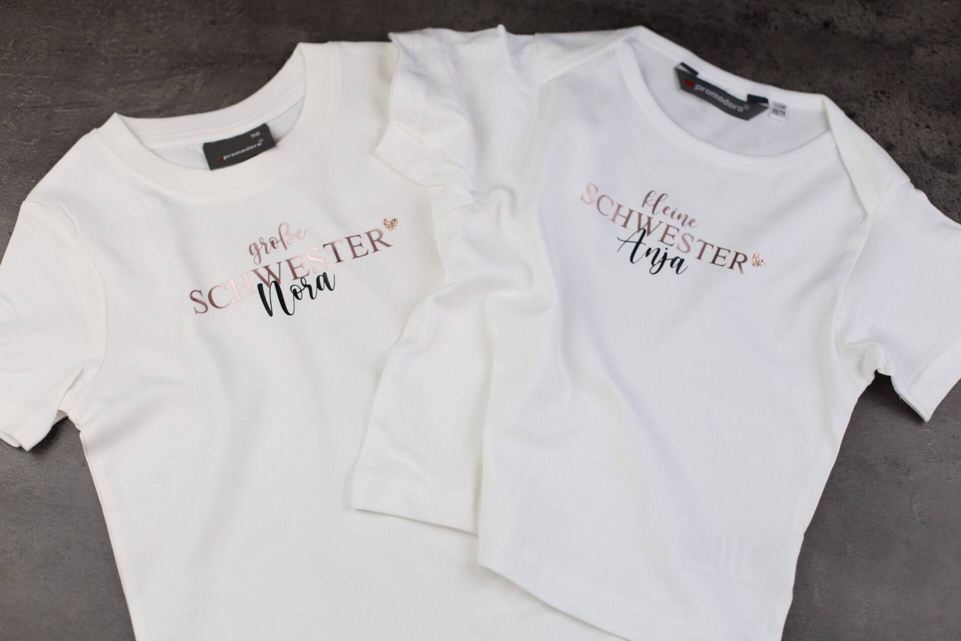 Kidsshirt Schwestern von PetschWorkDesigns