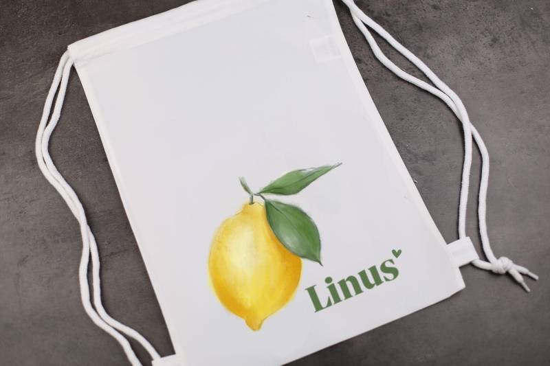 Turnbeutel Lemon Personalisiert von PetschWorkDesigns