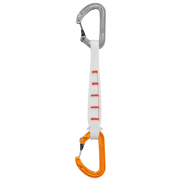 Petzl - Ange Finesse Quickdraw - Express-Set Gr 17 cm grau/orange von Petzl