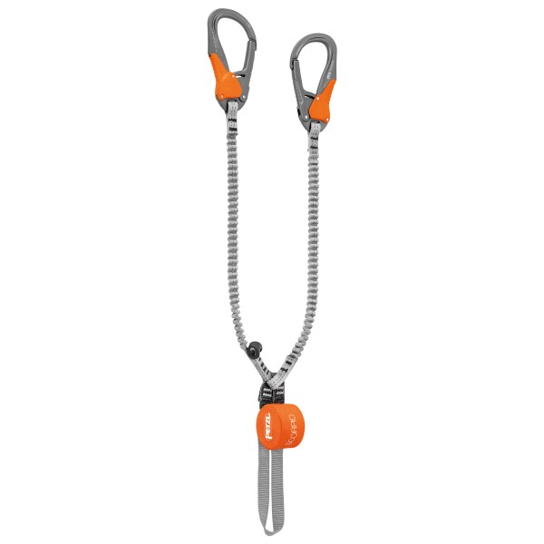 Petzl - Scorpio Eashook - Klettersteigset Gr One Size grau von Petzl