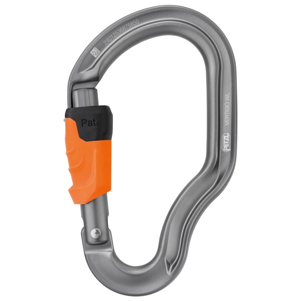 Petzl - Vertigo Wire-Lock - Klettersteig-Karabiner grau von Petzl
