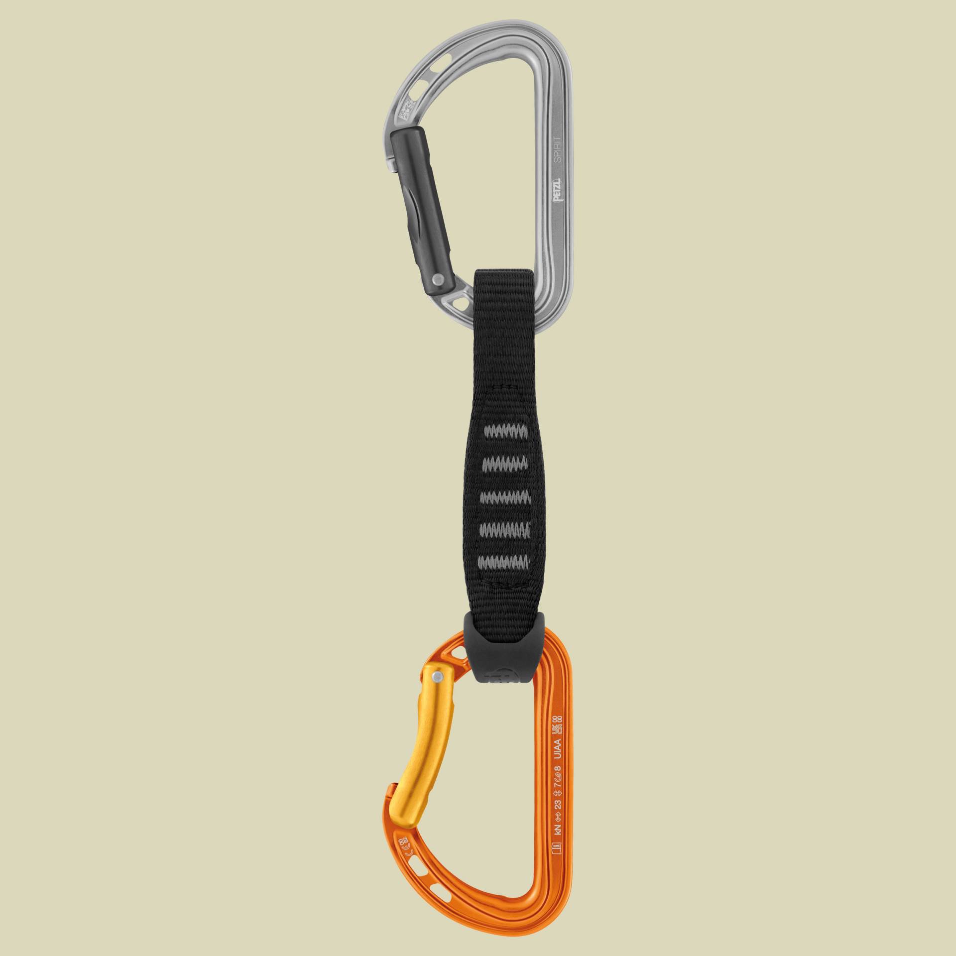 Spirit Express Länge 11 cm Farbe schwarz von Petzl