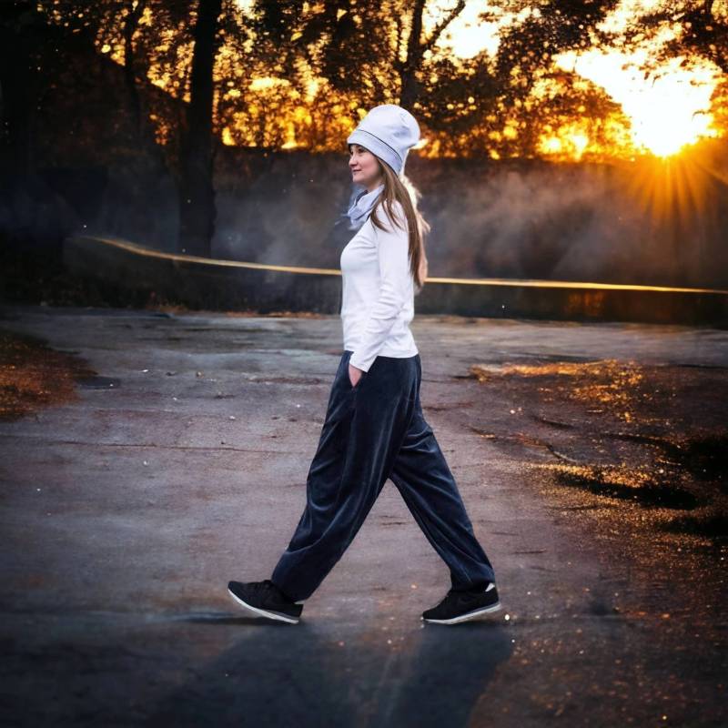 Graphite Velour Jogginghose Unisex Baumwollhose von PeuShop