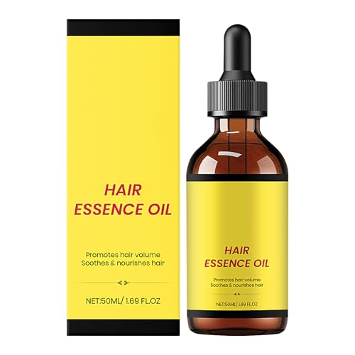Peufcmi Frizziges Haare Öl,50ml Hochglanz Reparatur - Haarausfall Frauen Pflegendes Wachstumsöl,Für Mädchen Männer Frauen Kurzes Langes Gefrizzeltes Lockiges Haar von Peufcmi