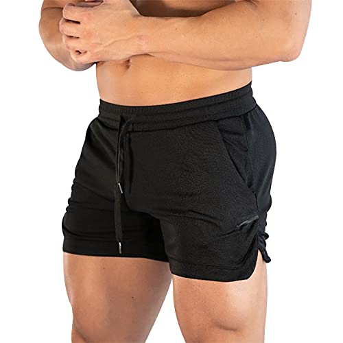 Badehose Herren Badeshorts Herren Kurz Schnelltrocknend Boardshorts Badehosen Männer Schwimmhose Swim Shorts Men Swimming Shorts Schwimmshort Badeshort Strandshorts Beachshorts Beach Shorts Schwarz M von Peuignao