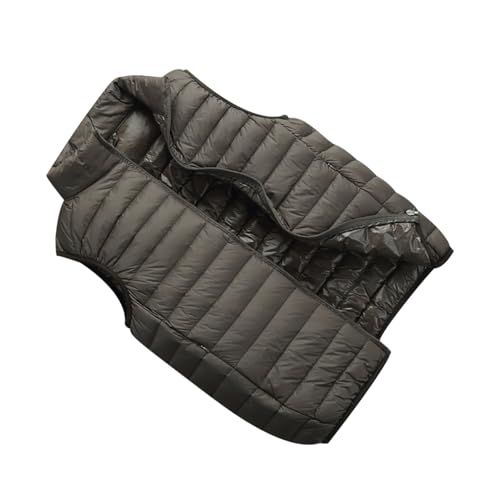 Daunenweste Herren Leicht Leichte Steppweste Herren Puffer Weste Warme Wattierte Weste Herren Winter Ärmellose Daunenjacke Jacke Ärmellos Herren Daunenweste Männer Puffer Vest Men Gilet Herren Grün XL von Peuignao